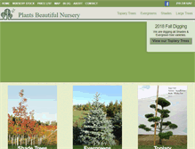 Tablet Screenshot of plantsbeautifulnursery.com